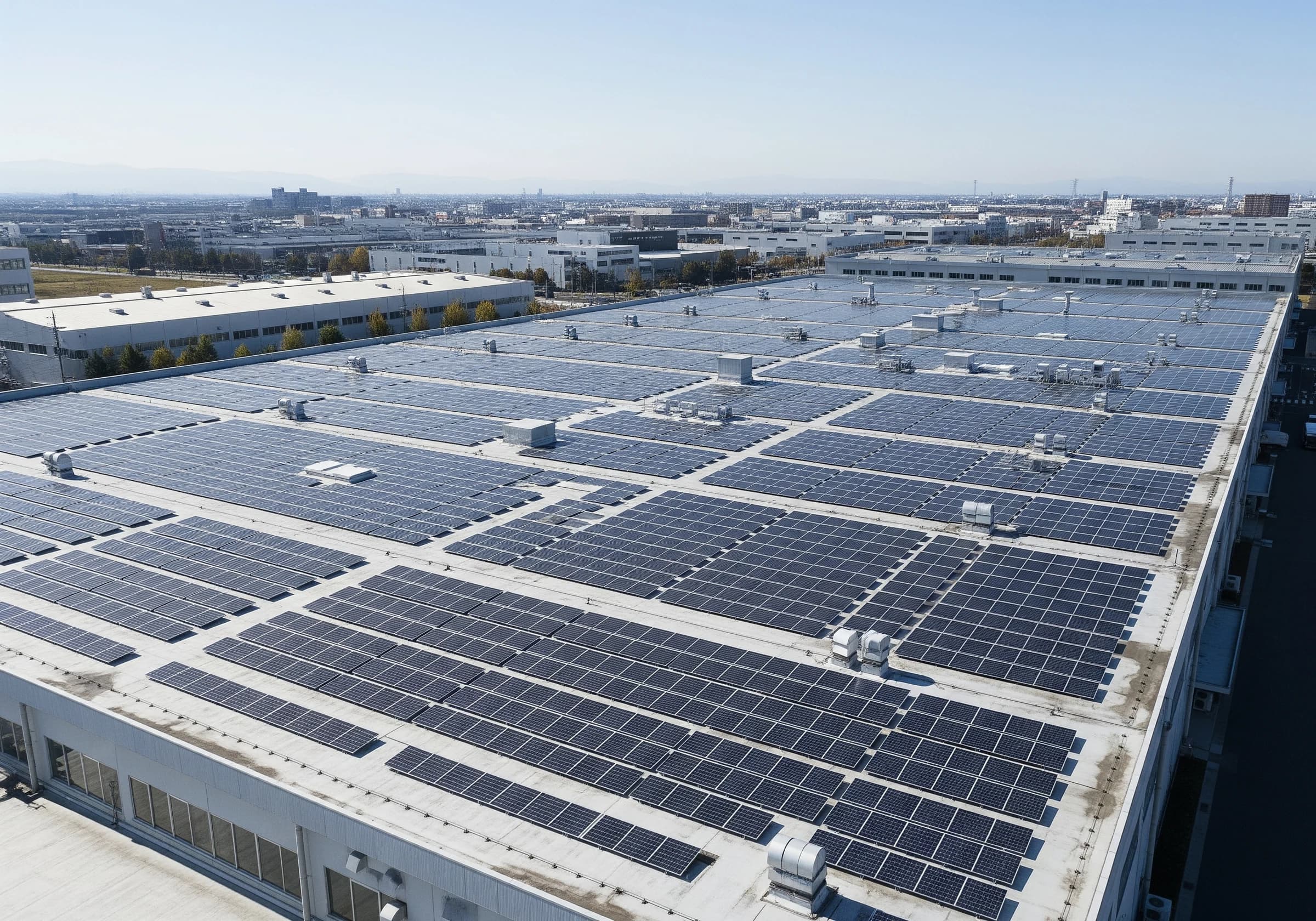 産業用太陽光 累計30MW