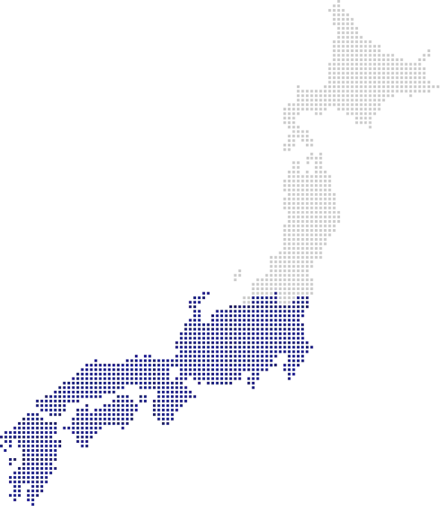 対応エリアは四国全域及び、広島、岡山、ほか中国地方にも対応いたします。